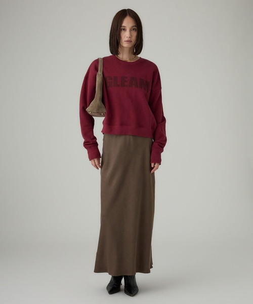 BABYLONE（バビロン）の「【柳橋唯さん×81BRANCAコラボアイテム】ロゴスウェット（Tシャツ/カットソー・レディース・ボルドー/グレー/ブラック・フリー）」の15枚目の写真