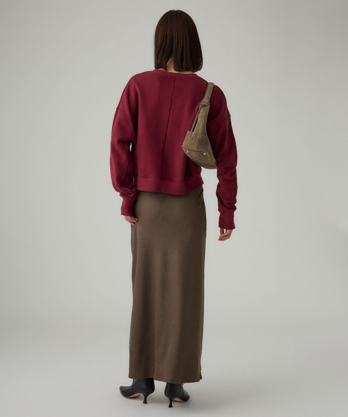 BABYLONE（バビロン）の「【柳橋唯さん×81BRANCAコラボアイテム】ロゴスウェット（Tシャツ/カットソー・レディース・ボルドー/グレー/ブラック・フリー）」の16枚目の写真