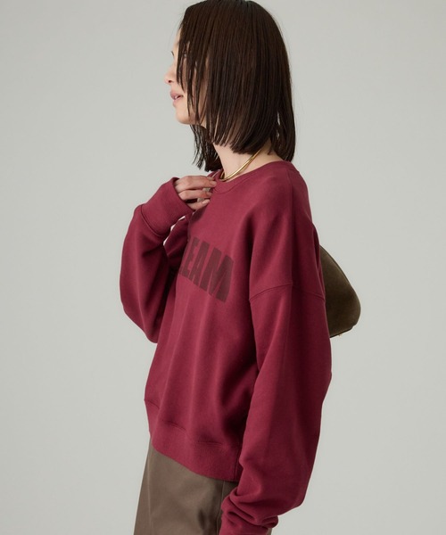 BABYLONE（バビロン）の「【柳橋唯さん×81BRANCAコラボアイテム】ロゴスウェット（Tシャツ/カットソー・レディース・ボルドー/グレー/ブラック・フリー）」の13枚目の写真