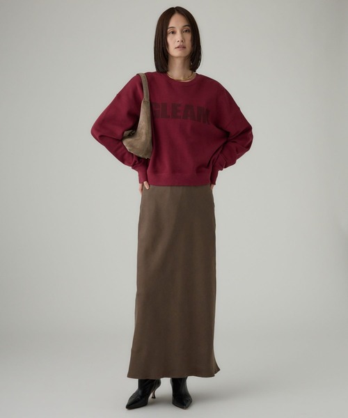 BABYLONE（バビロン）の「【柳橋唯さん×81BRANCAコラボアイテム】ロゴスウェット（Tシャツ/カットソー・レディース・ボルドー/グレー/ブラック・フリー）」の14枚目の写真