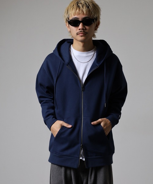JEMORGAN（ジェーイーモーガン）の「JEMORGAN カノコフリースフルジップパーカー（パーカー・メンズ・ネイビー/ブラック/オートミール・XL/M）」の22枚目の写真