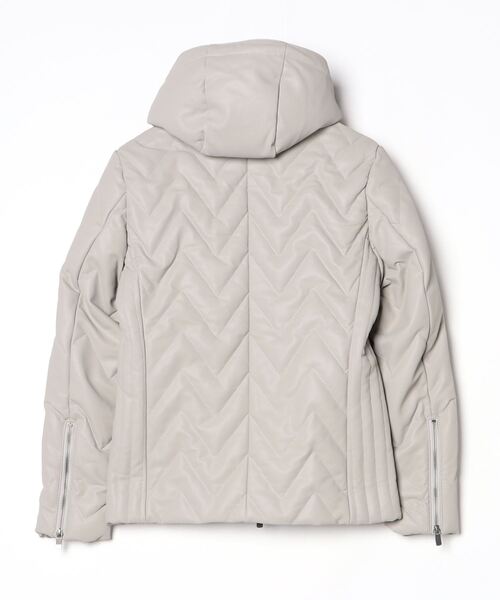 HIGH STREET（ハイストリート）の「ｷﾙﾄﾚｻﾞｰﾌｰﾃﾞｯﾄﾞﾀﾞｳﾝBL（ダウンジャケット/コート・メンズ・グレイッシュベージュ・SMALL/MEDIUM/LARGE/LL）」の10枚目の写真