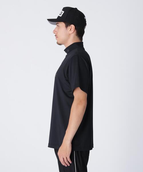 PING(ピン)の「【PING APPAREL】メッシュジャカード半袖ハイネックシャツ <PERFORMANCE> (MENS)(Tシャツ/カットソー・メンズ・ブラック/パープル/グレー/ホワイト・LL/M/L)」の8枚目の写真