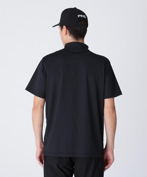 PING(ピン)の「【PING APPAREL】メッシュジャカード半袖ハイネックシャツ <PERFORMANCE> (MENS)(Tシャツ/カットソー・メンズ・ブラック/パープル/グレー/ホワイト・LL/M/L)」の9枚目の写真