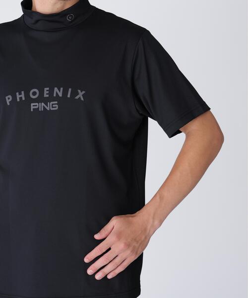 PING(ピン)の「【PING APPAREL】メッシュジャカード半袖ハイネックシャツ <PERFORMANCE> (MENS)(Tシャツ/カットソー・メンズ・ブラック/パープル/グレー/ホワイト・LL/M/L)」の11枚目の写真