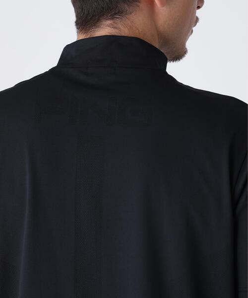 PING(ピン)の「【PING APPAREL】メッシュジャカード半袖ハイネックシャツ <PERFORMANCE> (MENS)(Tシャツ/カットソー・メンズ・ブラック/パープル/グレー/ホワイト・LL/M/L)」の13枚目の写真