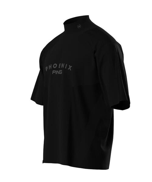 PING(ピン)の「【PING APPAREL】メッシュジャカード半袖ハイネックシャツ <PERFORMANCE> (MENS)(Tシャツ/カットソー・メンズ・ブラック/パープル/グレー/ホワイト・LL/M/L)」の15枚目の写真