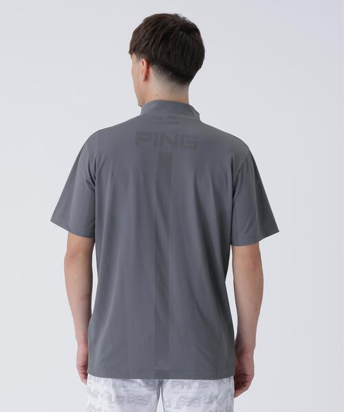 PING(ピン)の「【PING APPAREL】メッシュジャカード半袖ハイネックシャツ <PERFORMANCE> (MENS)(Tシャツ/カットソー・メンズ・ブラック/パープル/グレー/ホワイト・LL/M/L)」の19枚目の写真