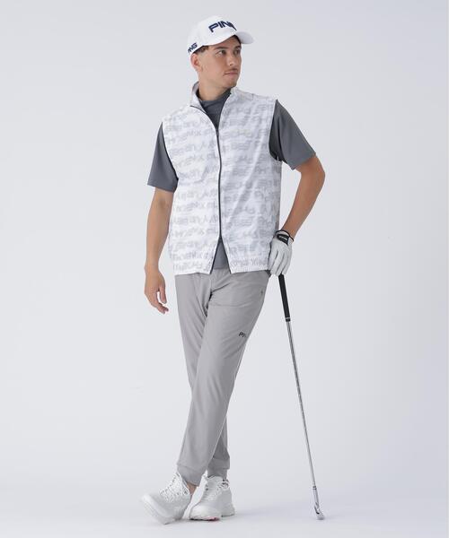 PING(ピン)の「【PING APPAREL】メッシュジャカード半袖ハイネックシャツ <PERFORMANCE> (MENS)(Tシャツ/カットソー・メンズ・ブラック/パープル/グレー/ホワイト・LL/M/L)」の21枚目の写真