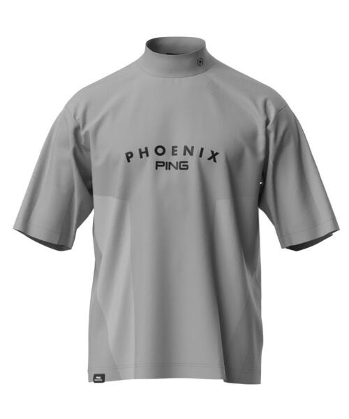 PING(ピン)の「【PING APPAREL】メッシュジャカード半袖ハイネックシャツ <PERFORMANCE> (MENS)(Tシャツ/カットソー・メンズ・ブラック/パープル/グレー/ホワイト・LL/M/L)」の22枚目の写真