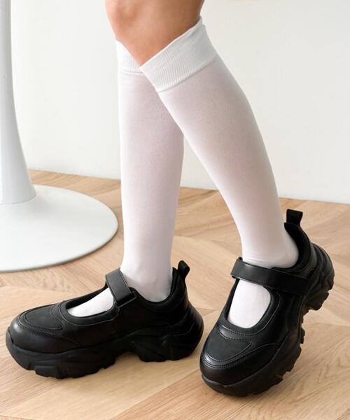 WEGO（ウィゴー）の「WEGO/厚底ベルクロストラップシューズ（スニーカー・レディース・ブラウン/ブラック・SMALL/MEDIUM/LARGE）」の21枚目の写真