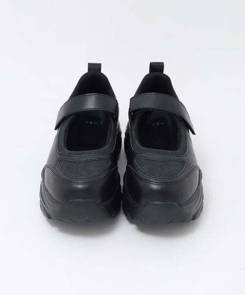 WEGO（ウィゴー）の「WEGO/厚底ベルクロストラップシューズ（スニーカー・レディース・ブラウン/ブラック・SMALL/MEDIUM/LARGE）」の4枚目の写真