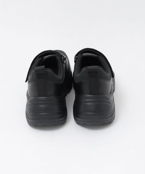 WEGO（ウィゴー）の「WEGO/厚底ベルクロストラップシューズ（スニーカー・レディース・ブラウン/ブラック・SMALL/MEDIUM/LARGE）」の5枚目の写真