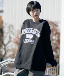 Philip Lumbang（フィリップランバン）の「【フィリップ・ランバン/Philip Lumbang】裏起毛リラックスフィット クルーネックスウェット トレーナー ストリート スケート Y2K（スウェット）」