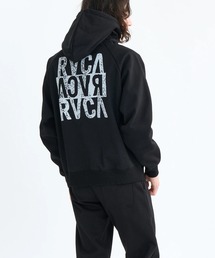 RVCA メンズ NEW STCK ZIP WRWB HD パーカー 【2025年秋冬モデル】/ルーカボンディングジップアップパーカー・フーディー
