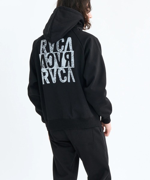 RVCA メンズ NEW STCK ZIP WRWB HD パーカー 【2025年秋冬モデル