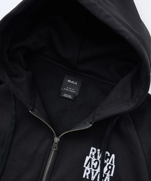 RVCA（ルーカ）の「RVCA メンズ NEW STCK ZIP WRWB HD パーカー 【2025年秋冬モデル】/ルーカボンディングジップアップパーカー・フーディー（パーカー・メンズ・オフホワイト/グリーン系その他/ブラック・LARGE/MEDIUM/SMALL/X-LARGE）」の10枚目の写真