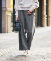 a.v.v（アーヴェヴェ）の「【イージーケア/洗える/ストレッチ/雑誌InRed(宝島社)12月号掲載】裏起毛美ラクるスッキリ見えワイドパンツ（その他パンツ）」