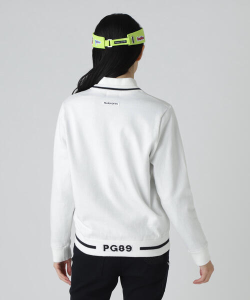 PEARLY GATES(パーリーゲイツ)の「【PEARLY GATES】天竺×ストレッチ裏地&地柄ツインニット(ニット/セーター・レディース・ブルー/ホワイト/ネイビー・SMALL/MEDIUM/LARGE)」の15枚目の写真