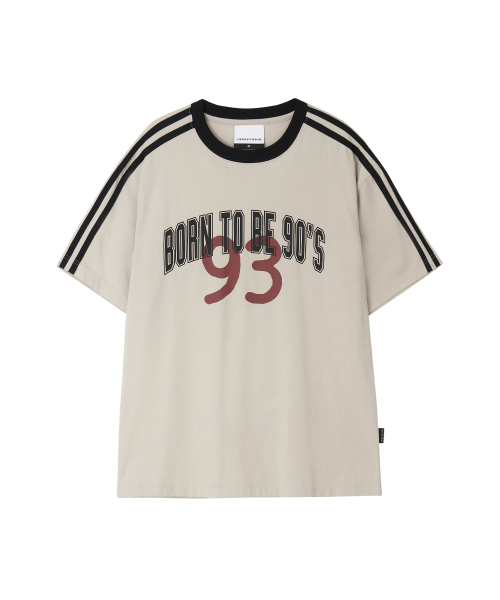 1993STUDIO(1993スタジオ)の「90S アーチトラックTシャツ_ベージュ(Tシャツ/カットソー・レディース・その他・SMALL/MEDIUM/LARGE)」の1枚目の写真