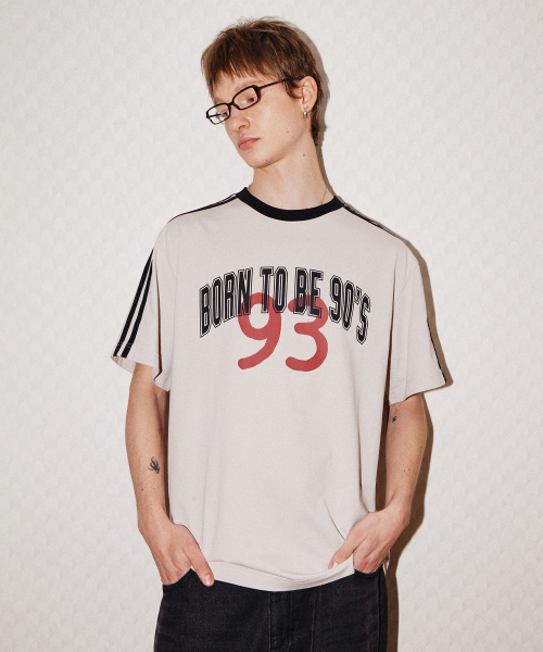 1993STUDIO(1993スタジオ)の「90S アーチトラックTシャツ_ベージュ(Tシャツ/カットソー・レディース・その他・SMALL/MEDIUM/LARGE)」の4枚目の写真