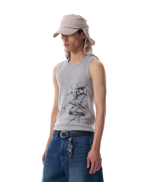 AAKAM(アーカム)の「Thorn Patch Sleeveless (Gray)(Tシャツ/カットソー・レディース・その他・1/2)」の4枚目の写真