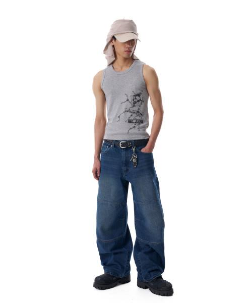 AAKAM(アーカム)の「Thorn Patch Sleeveless (Gray)(Tシャツ/カットソー・レディース・その他・1/2)」の8枚目の写真