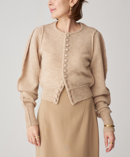 アンスクリア INSCRIRE ボレロ カーディガン セール】INSCRIRE アンスクリア Shoulder カーディガン I25AWK15