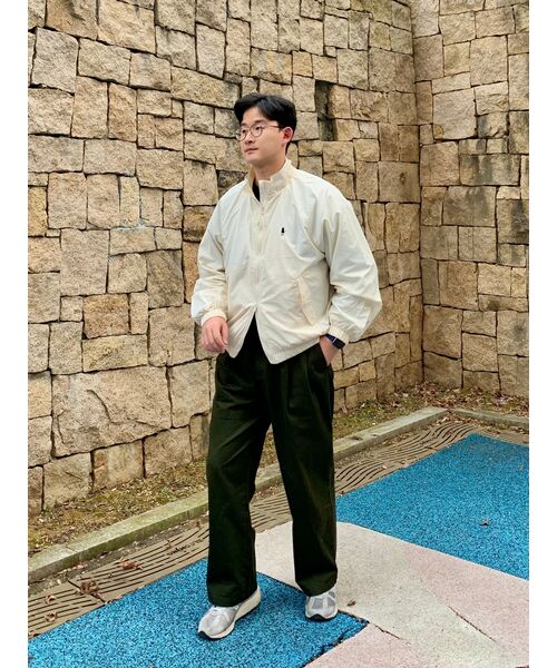 MUSINSA STANDARD（ムシンサスタンダード）の「ツーピンタックワイドチノパンツ [カーキ]（その他パンツ・メンズ・その他・31/33/26/27/28/29/38/42/36/34/32/30/40）」の14枚目の写真