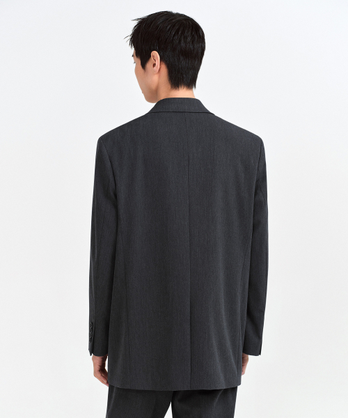 MUSINSA STANDARD(ムシンサスタンダード)の「特大ブレザー【チャコールグレー】(テーラードジャケット・メンズ・その他・XX-LARGE/LARGE/MEDIUM/X-LARGE)」の3枚目の写真