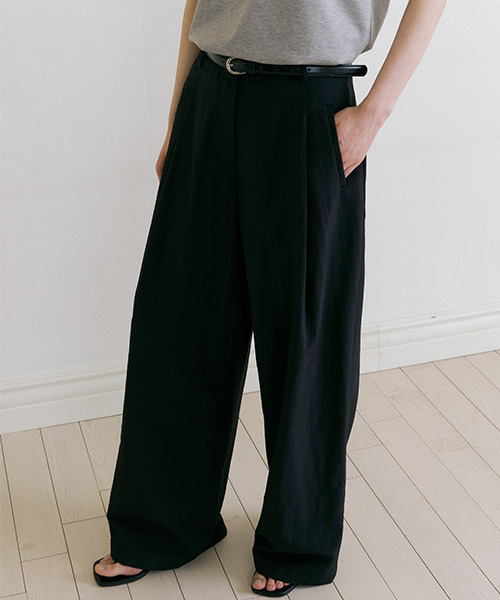 LINGSEOUL(リングソウル)の「summer cooling pintuck slacks-black(その他パンツ・レディース・その他・MEDIUM/SMALL)」の6枚目の写真