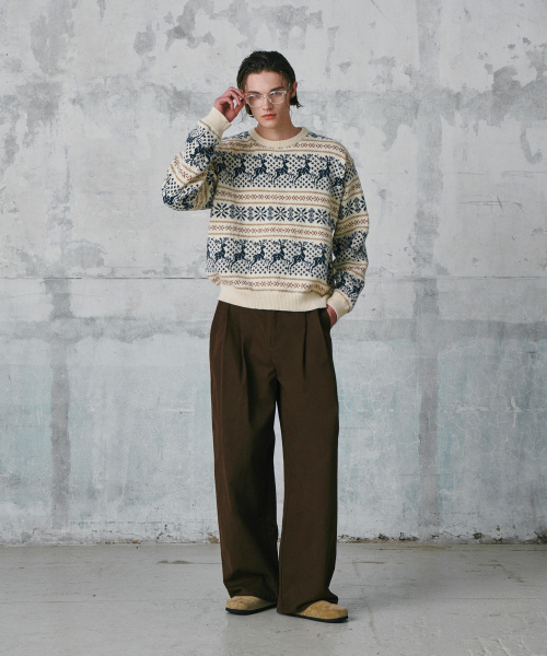 GLW(ジーエルダブリュ)の「クラシックノルディックニットクリーム(ニット/セーター・レディース・その他・LARGE/SMALL/MEDIUM)」の9枚目の写真