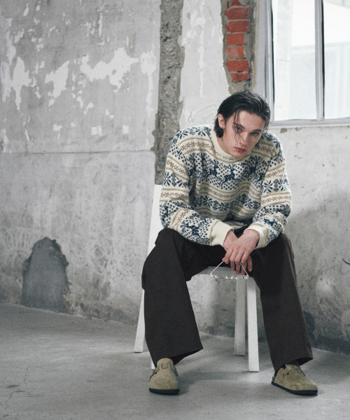 GLW(ジーエルダブリュ)の「クラシックノルディックニットクリーム(ニット/セーター・レディース・その他・LARGE/SMALL/MEDIUM)」の2枚目の写真