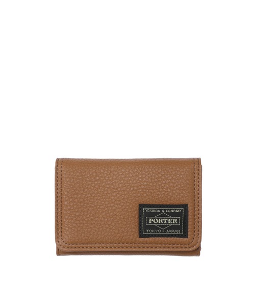 PORTER（ポーター）の「カーム カードケース（名刺入れ・メンズ・ブラック/キャメル・FREE）」の2枚目の写真