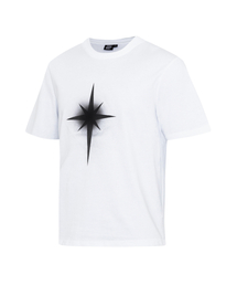 Sprayed Half Top (White)
