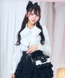 ReAmour（リアムール）の「ロゴリボンブラウス（シャツ/ブラウス）」