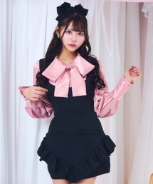 ReAmour（リアムール）の「ロゴリボンブラウス（シャツ/ブラウス）」