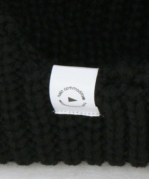 halo commodity(ハロ コモディティー)の「【別注】<halo commodity>ニット帽 / ニットキャップ / キッズ(ニットキャップ/ビーニー・キッズ・ナチュラル/ブラック・FREE(53-55cm))」の17枚目の写真