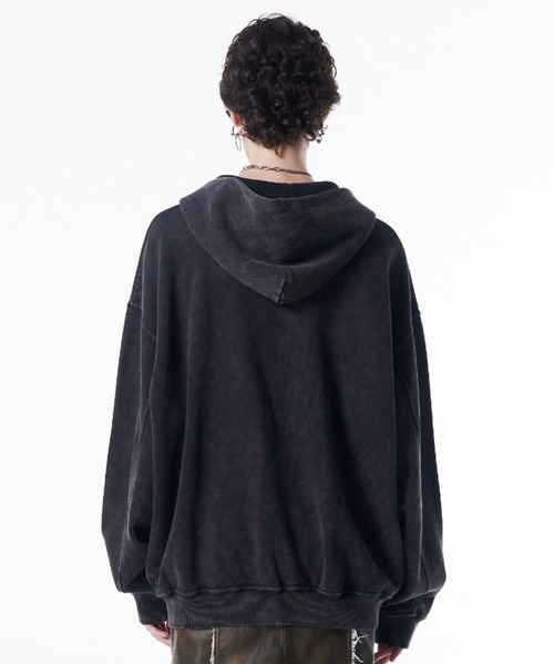 JOSE MOON(ジョゼムーン)の「EARRING HOODIE/イアリングフーディー(パーカー・レディース・グレー/ブラック/ブラウン・FREE)」の7枚目の写真