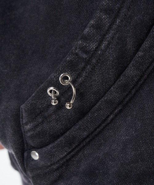 JOSE MOON(ジョゼムーン)の「EARRING HOODIE/イアリングフーディー(パーカー・レディース・グレー/ブラック/ブラウン・FREE)」の22枚目の写真