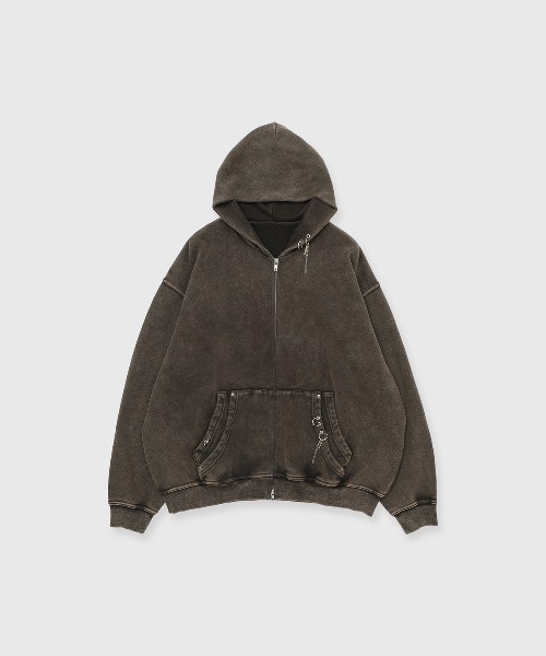 JOSE MOON(ジョゼムーン)の「EARRING HOODIE/イアリングフーディー(パーカー・レディース・グレー/ブラック/ブラウン・FREE)」の13枚目の写真