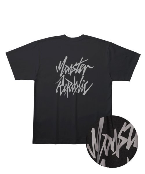 MONSTER REPUBLIC(モンスターリパブリック)の「ムーブメントロゴグレーTシャツブラック(Tシャツ/カットソー・レディース・その他・LARGE/MEDIUM/SMALL/X-LARGE)」の3枚目の写真