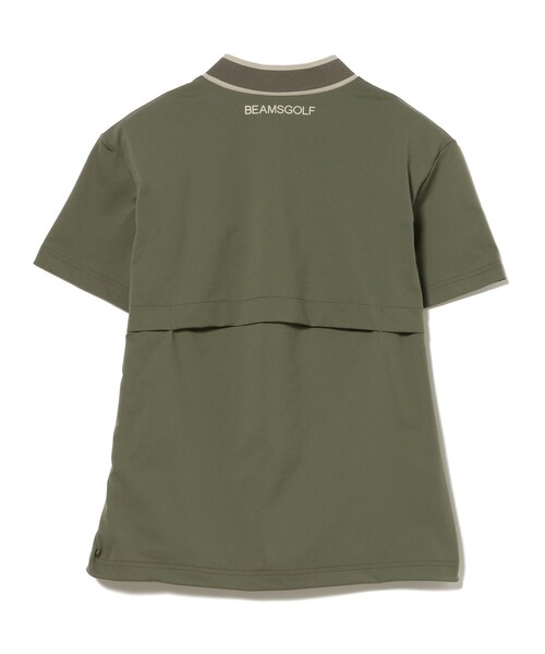 BEAMS GOLF(ビームスゴルフ)の「ORANGE LABEL / プライムフレックス(R)リラックス モックネック シャツ(Tシャツ/カットソー・レディース・ネイビー/ホワイト/オリーブ・SMALL/LARGE/MEDIUM)」の5枚目の写真