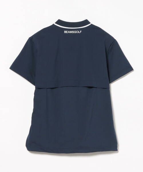 BEAMS GOLF(ビームスゴルフ)の「ORANGE LABEL / プライムフレックス(R)リラックス モックネック シャツ(Tシャツ/カットソー・レディース・ネイビー/ホワイト/オリーブ・SMALL/LARGE/MEDIUM)」の9枚目の写真