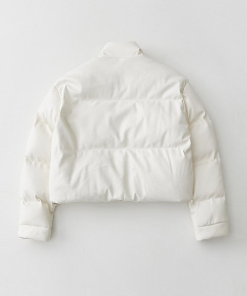LADY VOLUME(レディーボリューム)の「7062-1 THINSULATE VEGAN LEATHER PADDING_IVORY(ダウンジャケット/コート・レディース・その他・FREE)」の3枚目の写真