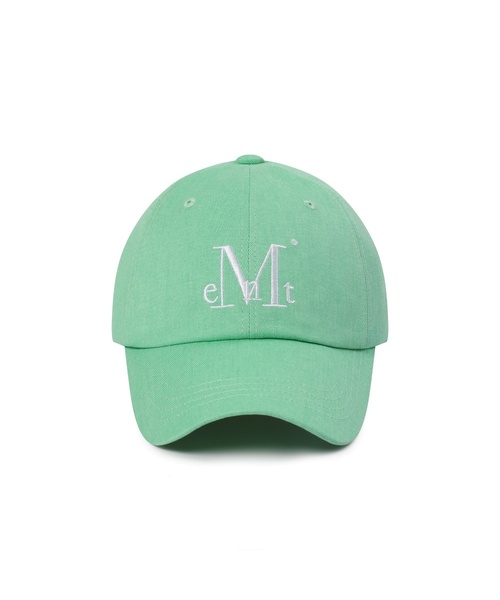 MUCENT(ムセント)の「シグネチャーボールキャップ(アップルミント)(キャップ・レディース・ミント・FREE)」の1枚目の写真