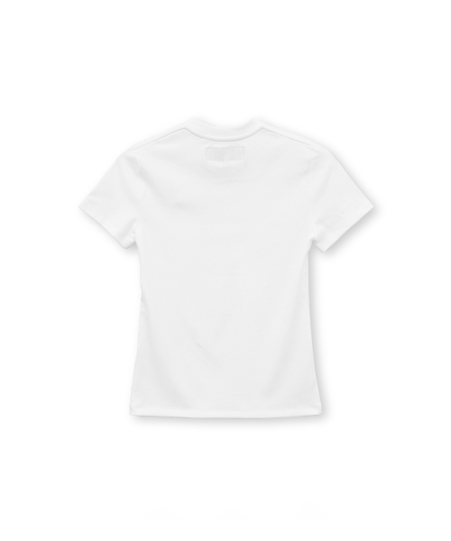 BROWNYARD(ブラウンヤード)の「WシュリンクTシャツ、ホワイト(Tシャツ/カットソー・レディース・その他・1/2)」の2枚目の写真