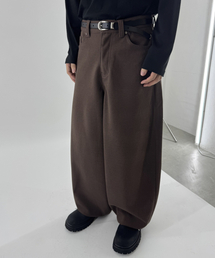 KICHUL（キチョル）の「SOFT OR SOFT BALLOON SLACKS (DARK BROWN)（スラックス）」