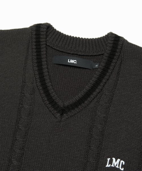 LMCの「CABLE ARCH KNIT VEST black（ベスト・レディース・その他・MEDIUM/LARGE/X-LARGE）」の12枚目の写真
