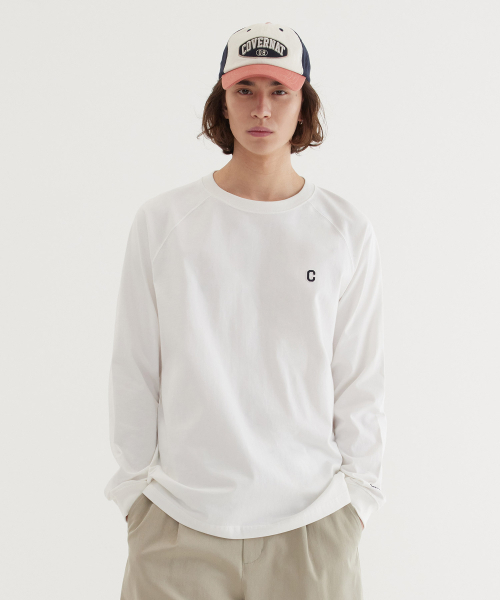 COVERNAT(カバーナット)の「Cロゴロングスリーブホワイト(Tシャツ/カットソー・レディース・その他・X-LARGE/SMALL/MEDIUM/LARGE)」の1枚目の写真